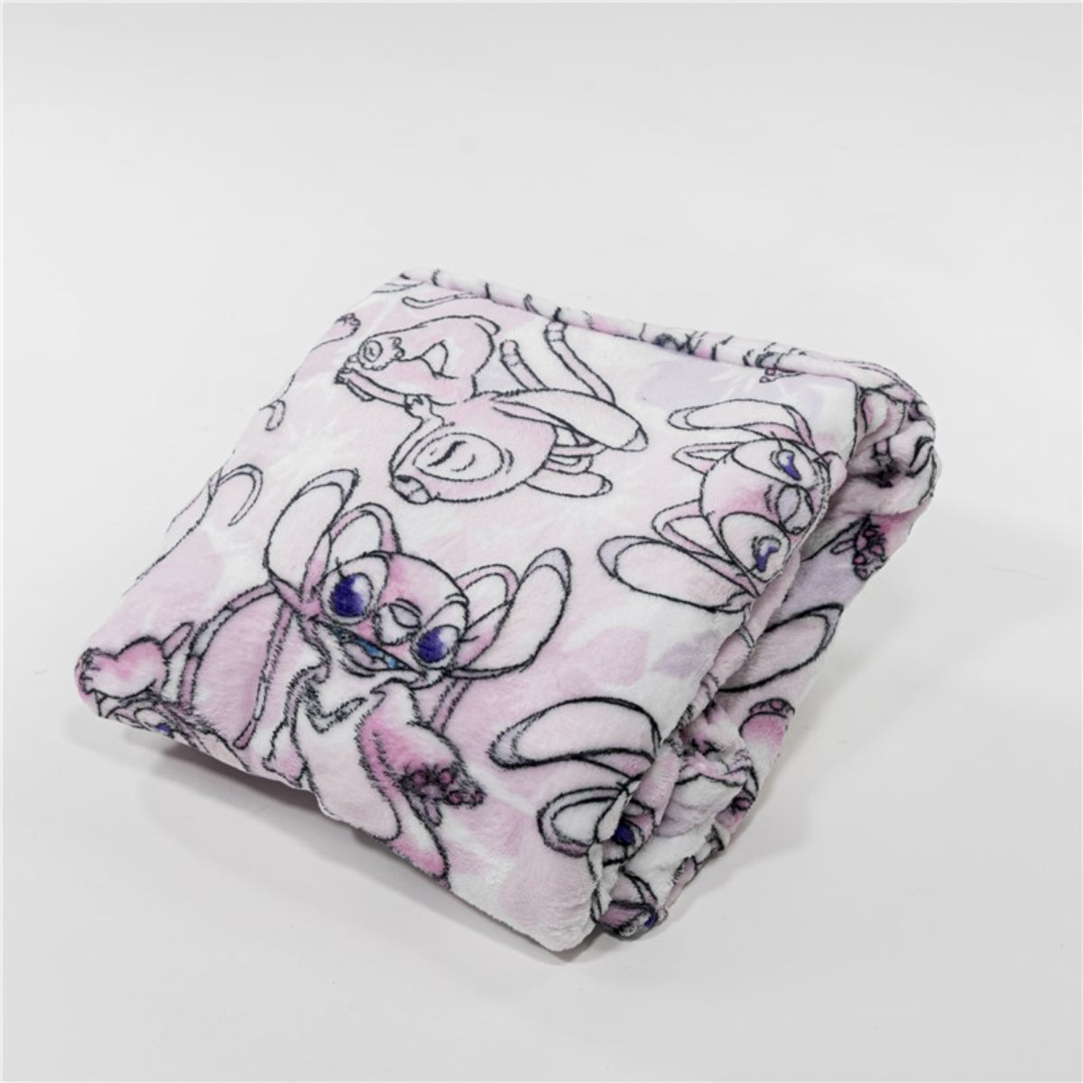 Disney Stitch Kuschelponcho Erwachsene Fleece Hoodie mit Kapuze