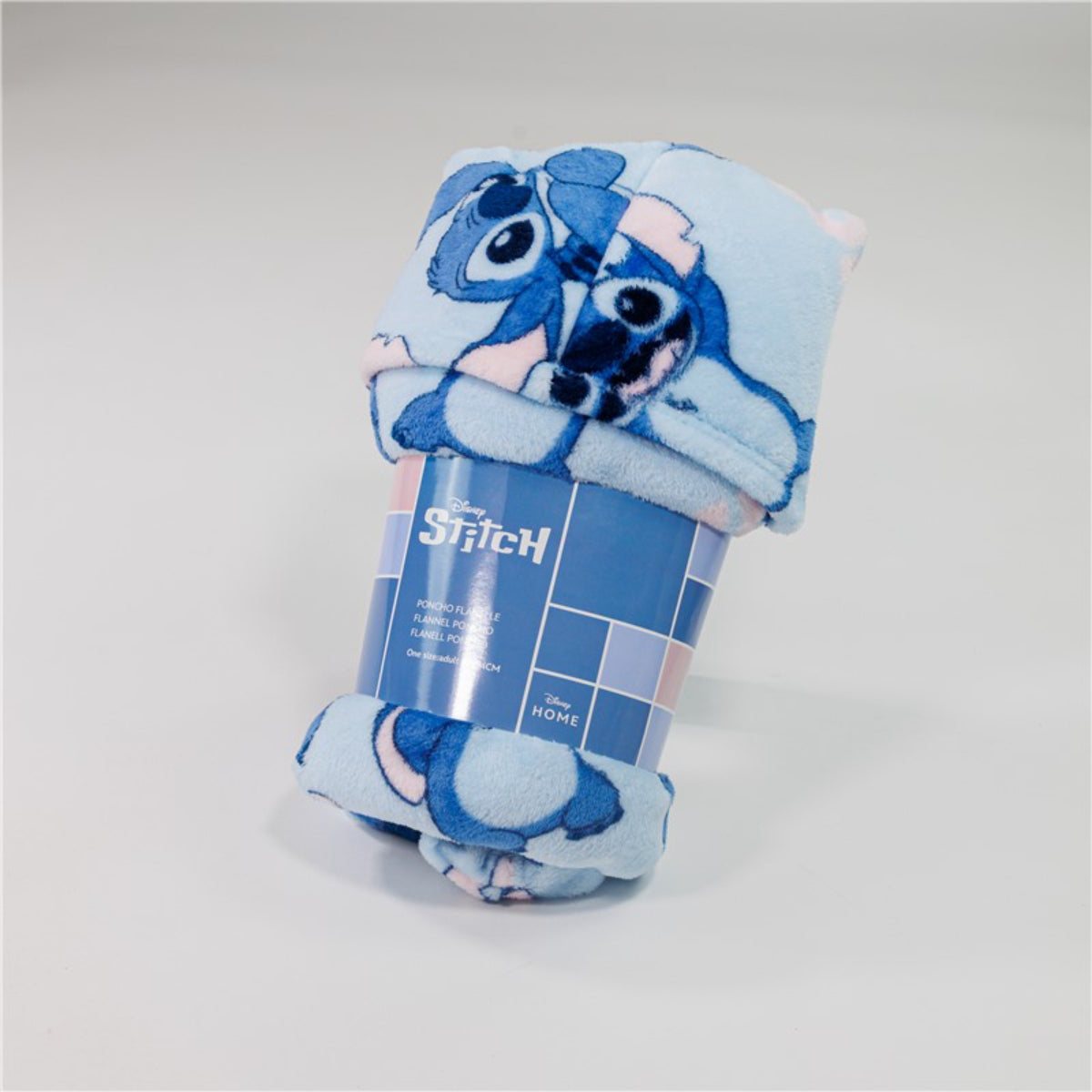 Disney Stitch Sweat Poncho Kinder 7-14 Jahre Kapuzenponcho Kuschel Fleece