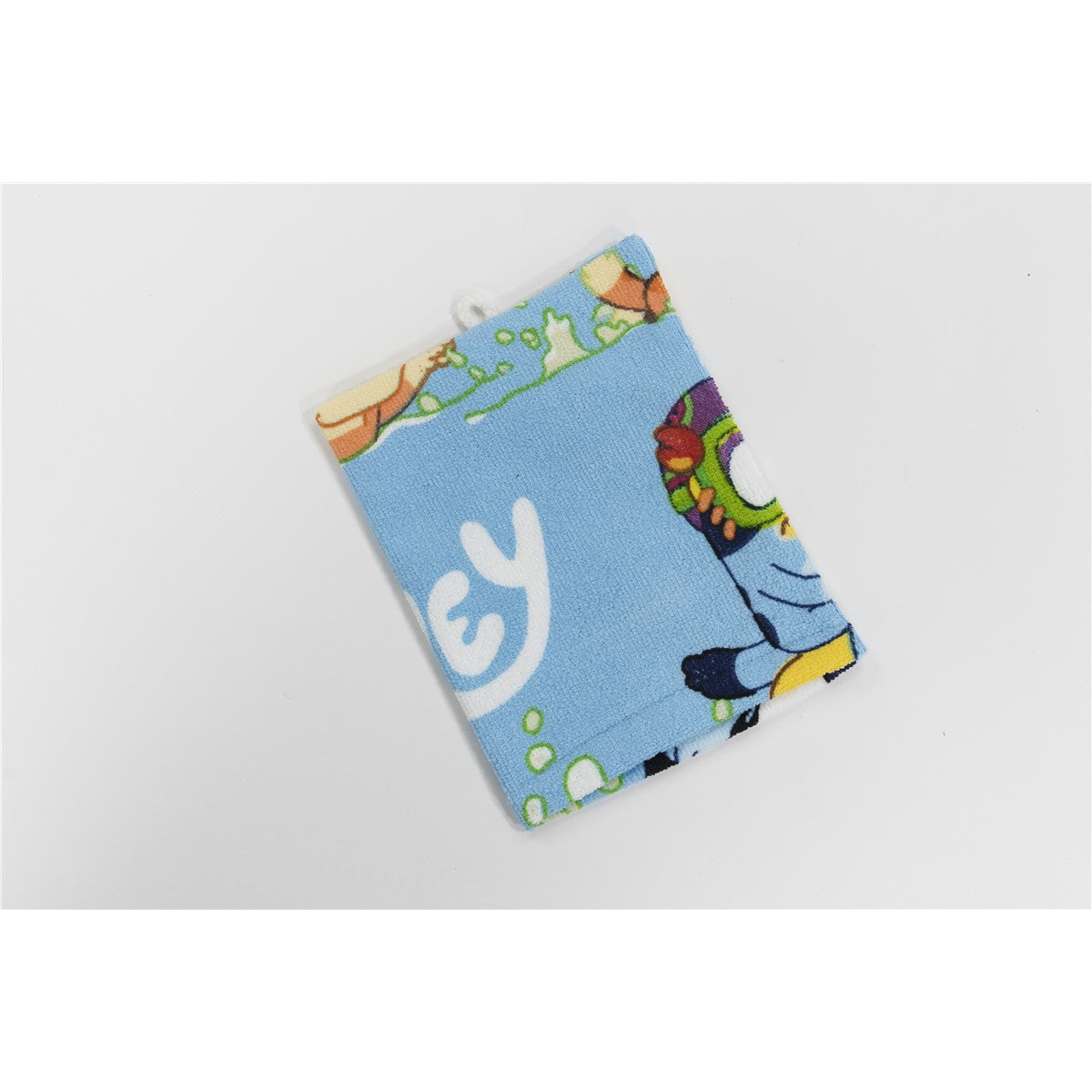 Bluey Kinder Badeset 3 teilig mit Bademantel Waschhandschuh und Handtuch 50 x 100 cm