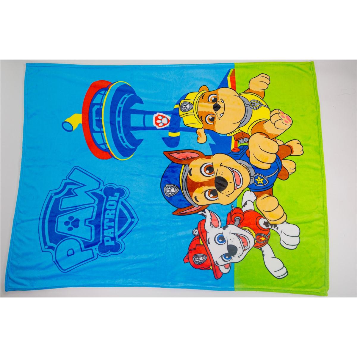 Paw Patrol Flanelldecke Wohndecke 110 × 150 cm extra weich