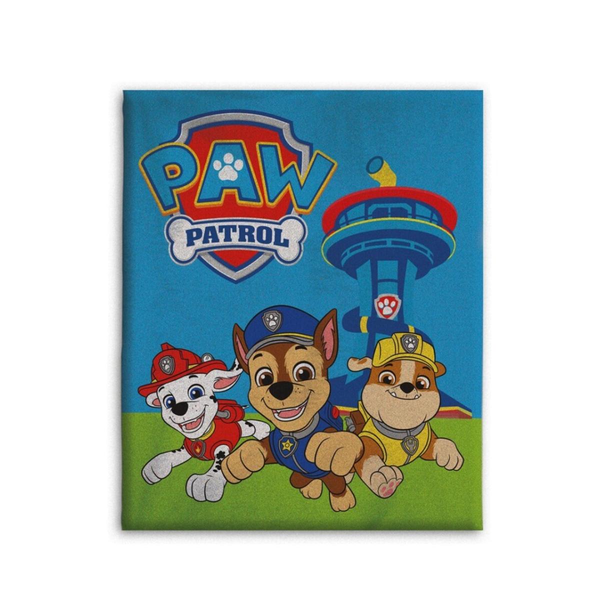 Paw Patrol Flanelldecke Wohndecke 110 × 150 cm extra weich