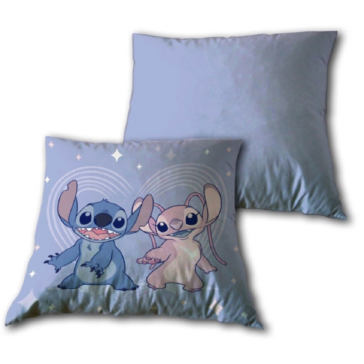 Disney Stitch 1 Stück Pocket Kissen aus Velboa 35 × 35 cm Weich und Dekorativ