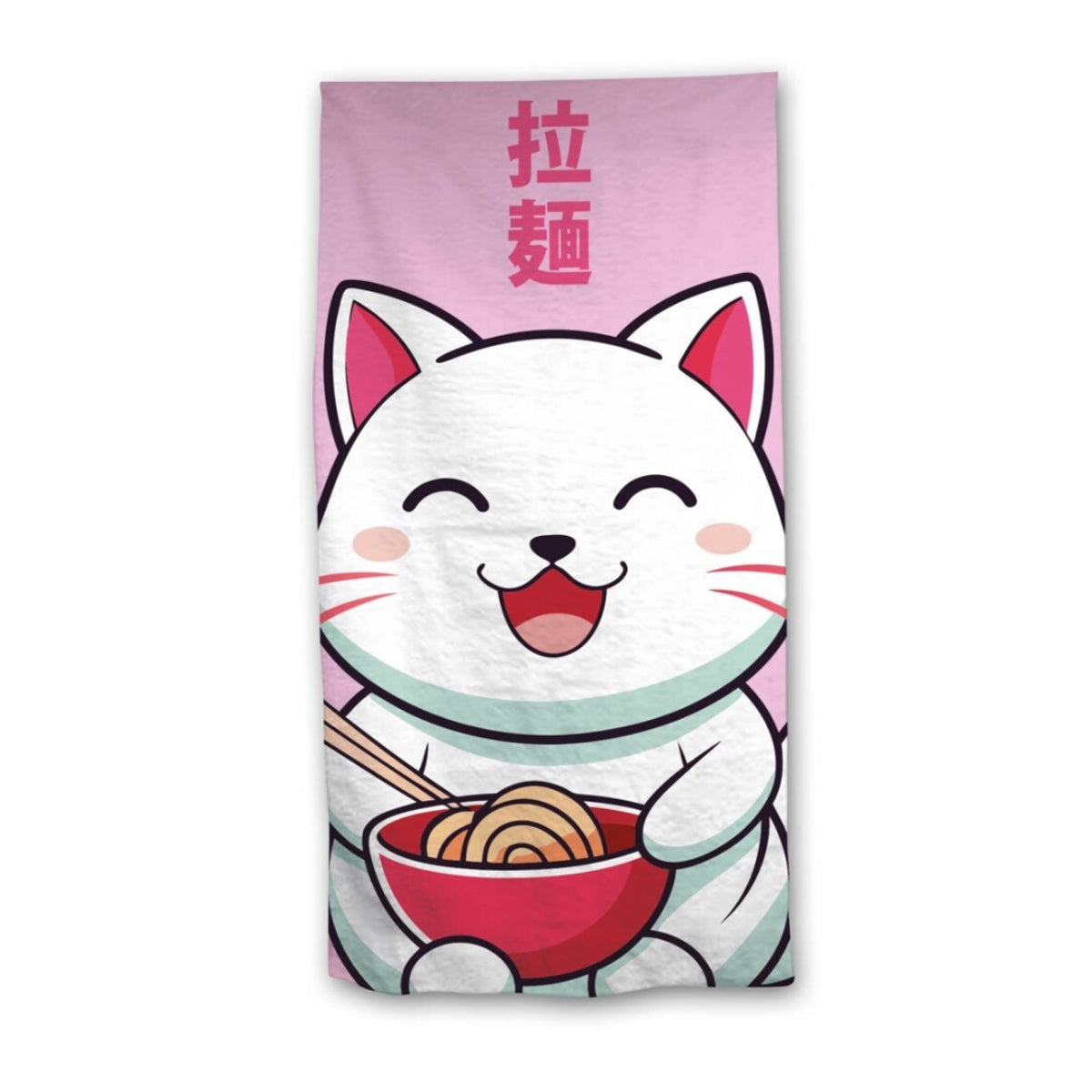 Kawaii Strandtuch 70 × 140 cm leicht und schnelltrocknend