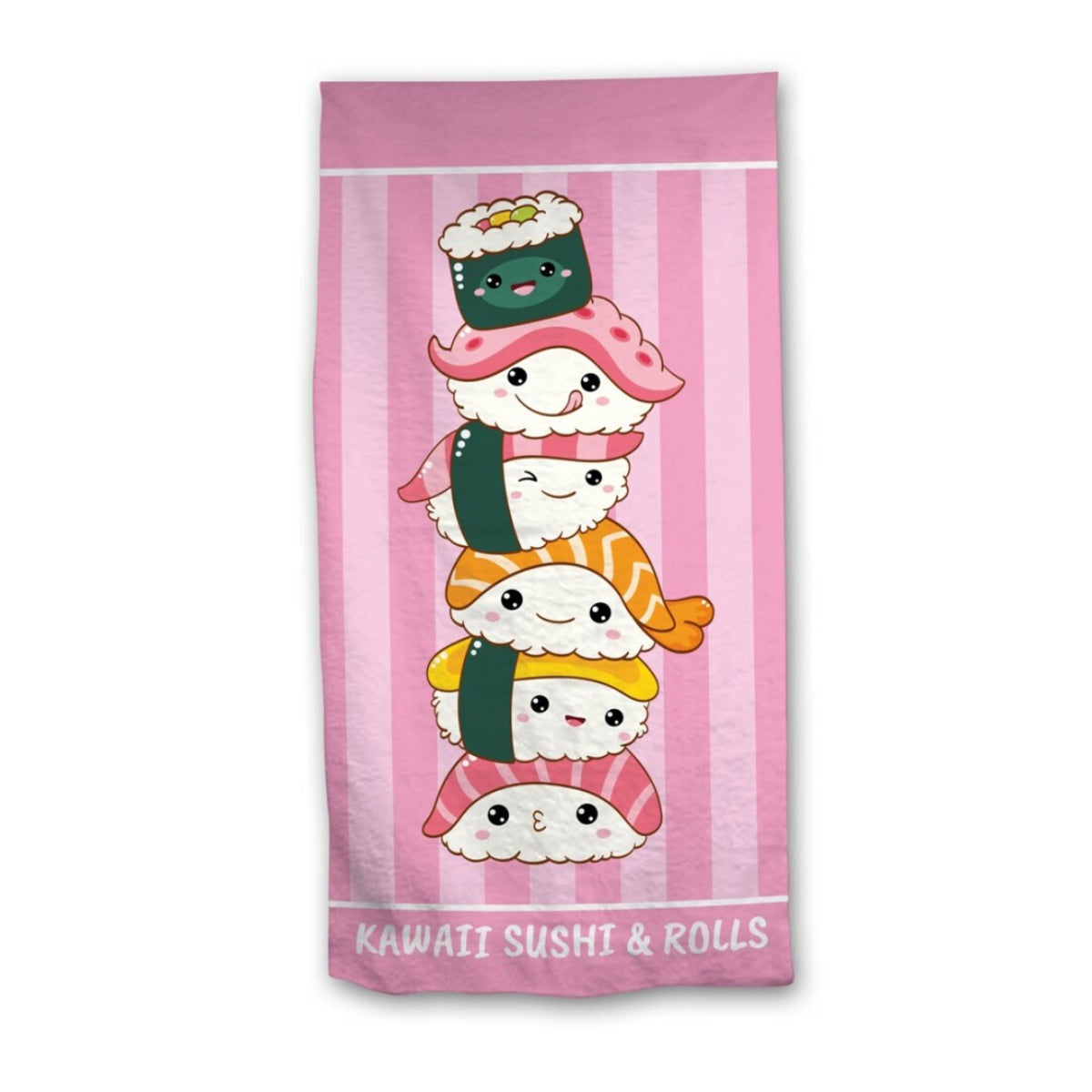 Kawaii Strandtuch 70 × 140 cm leicht und schnelltrocknend
