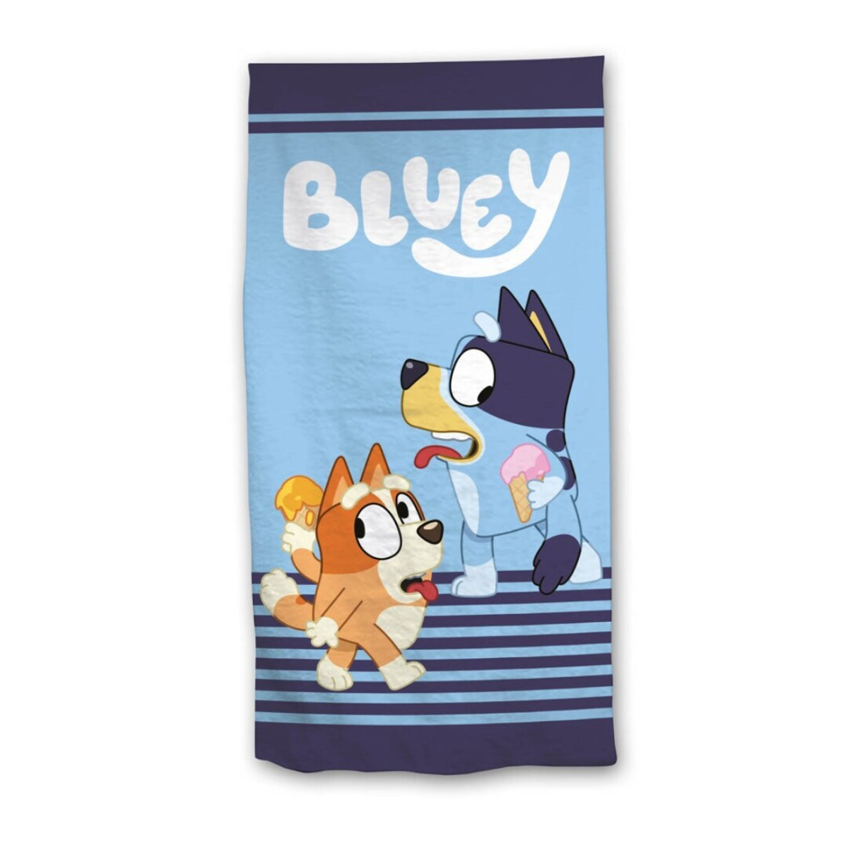 Bluey 140x70 cm Kinder Badehandtuch Polyester Strand Schwimmbad Reise