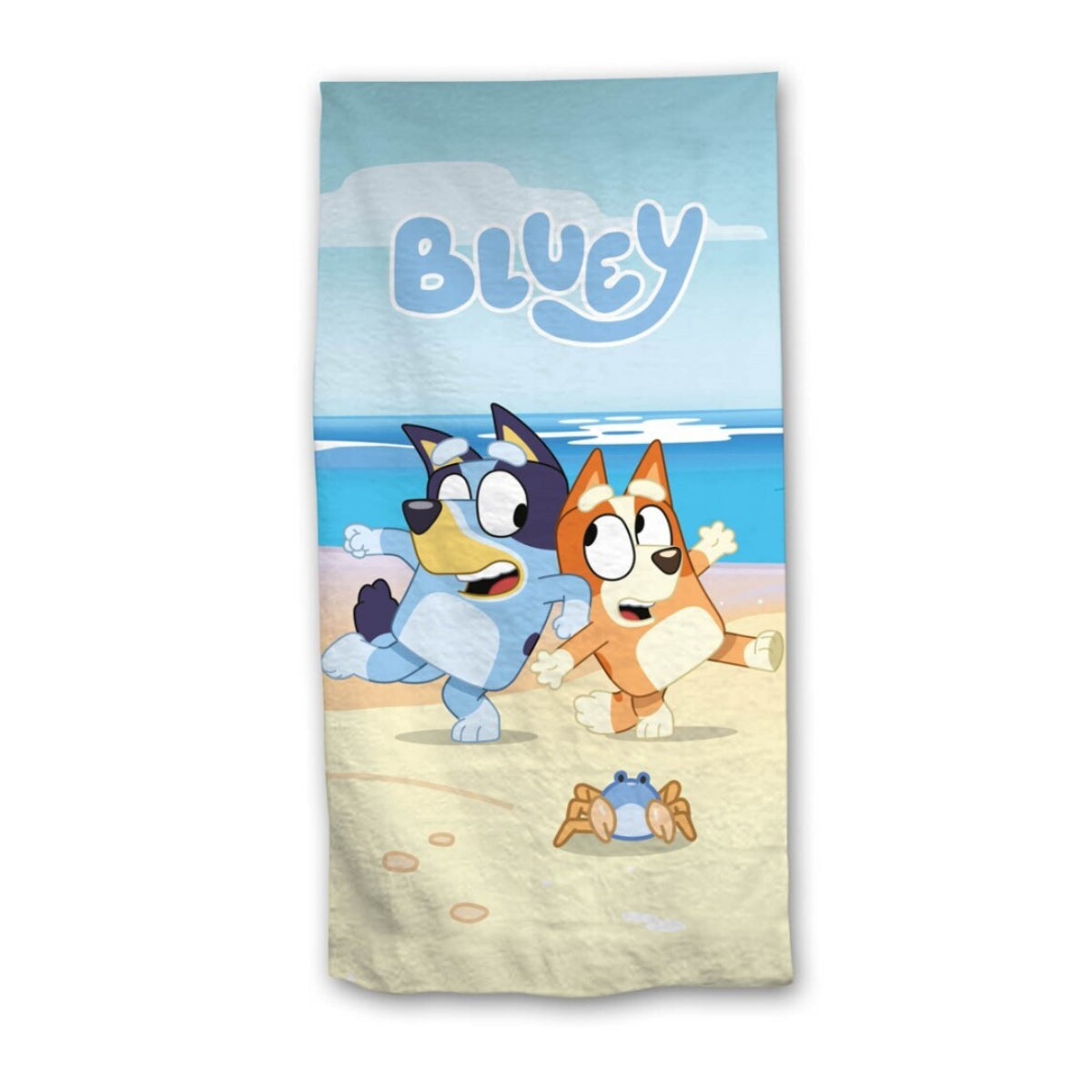 Bluey 140x70 cm Kinder Badehandtuch Polyester Strand Schwimmbad Reise