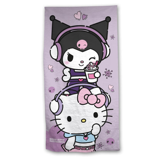 Hello Kitty Strandtuch 70 × 140 cm leicht und schnelltrocknend