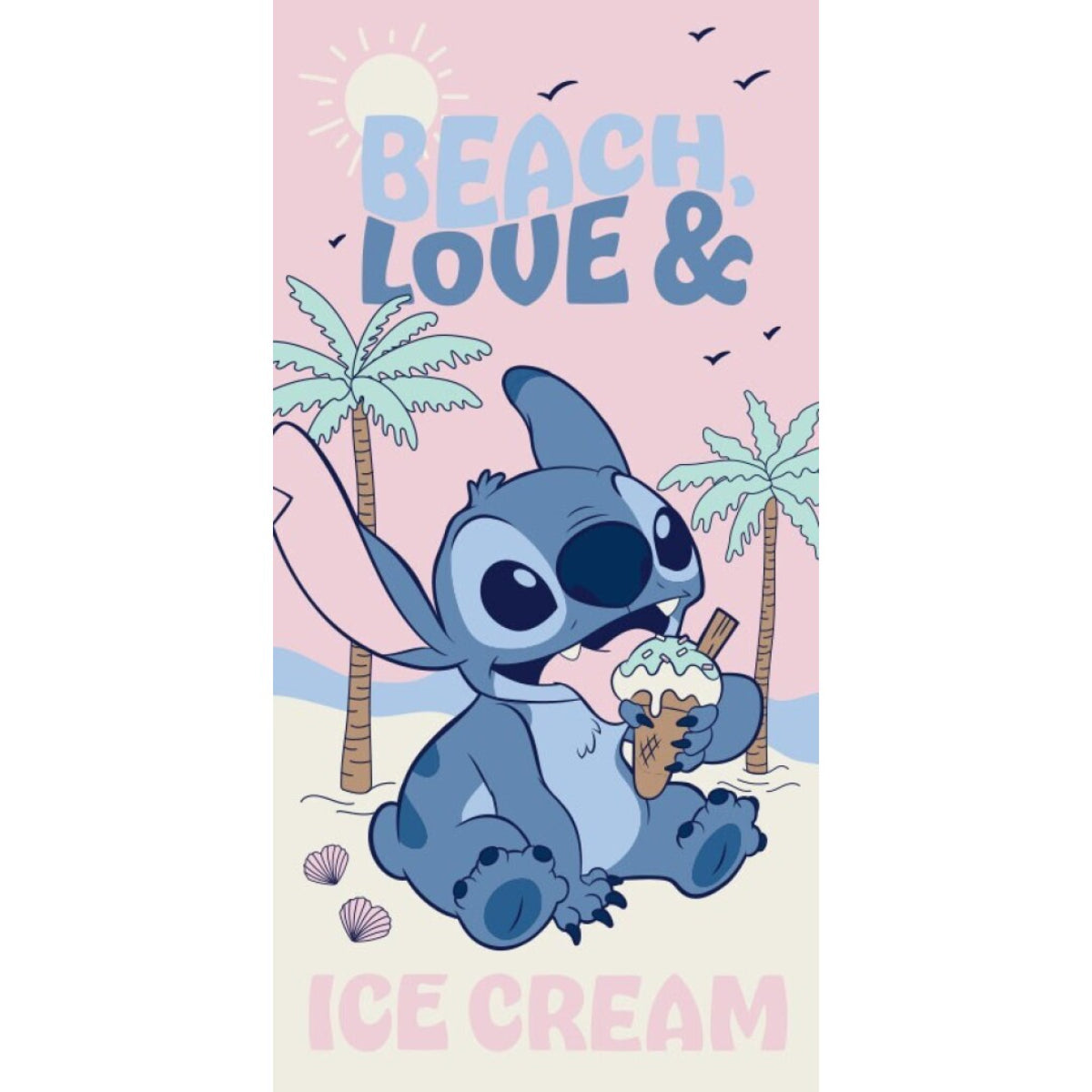 Disney Lilo & Stitch Strandtuch 70 × 140 cm leicht und schnelltrocknend