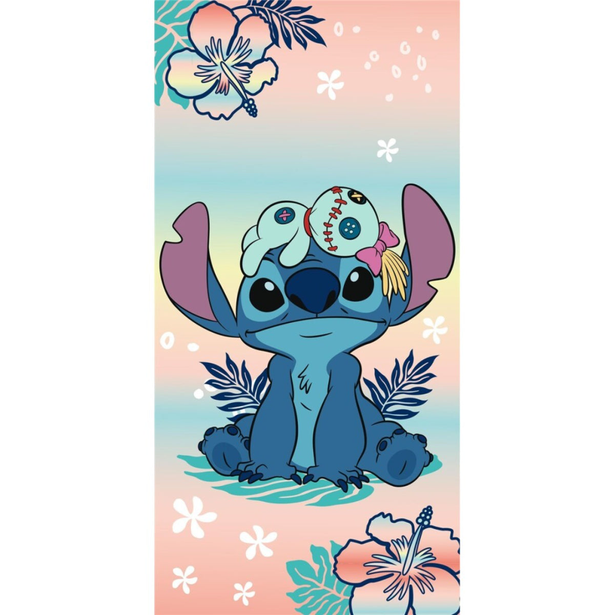 Disney Lilo & Stitch Strandtuch 70 × 140 cm leicht und schnelltrocknend