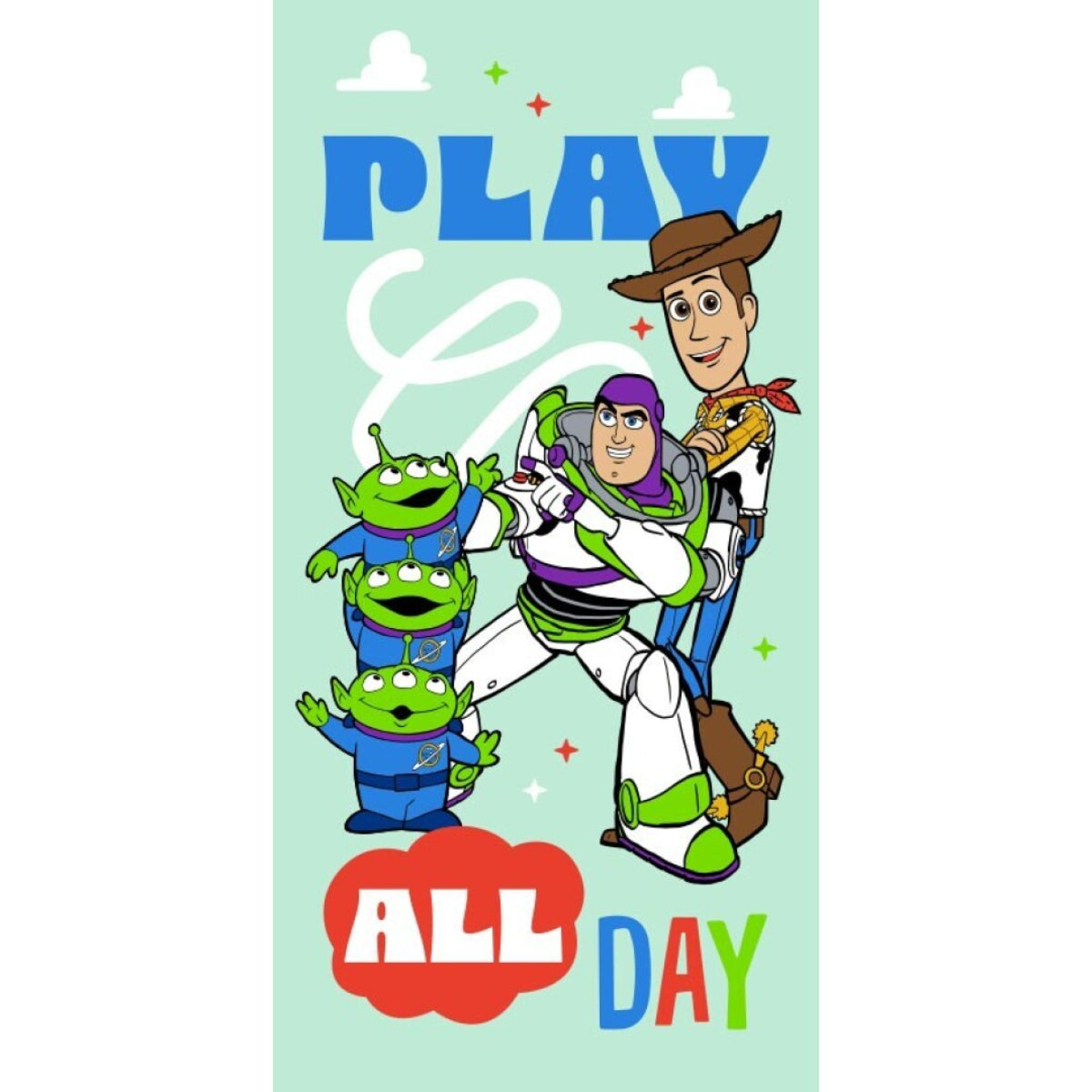 Disney Toy Story Strandtuch 70 × 140 cm leicht und schnelltrocknend