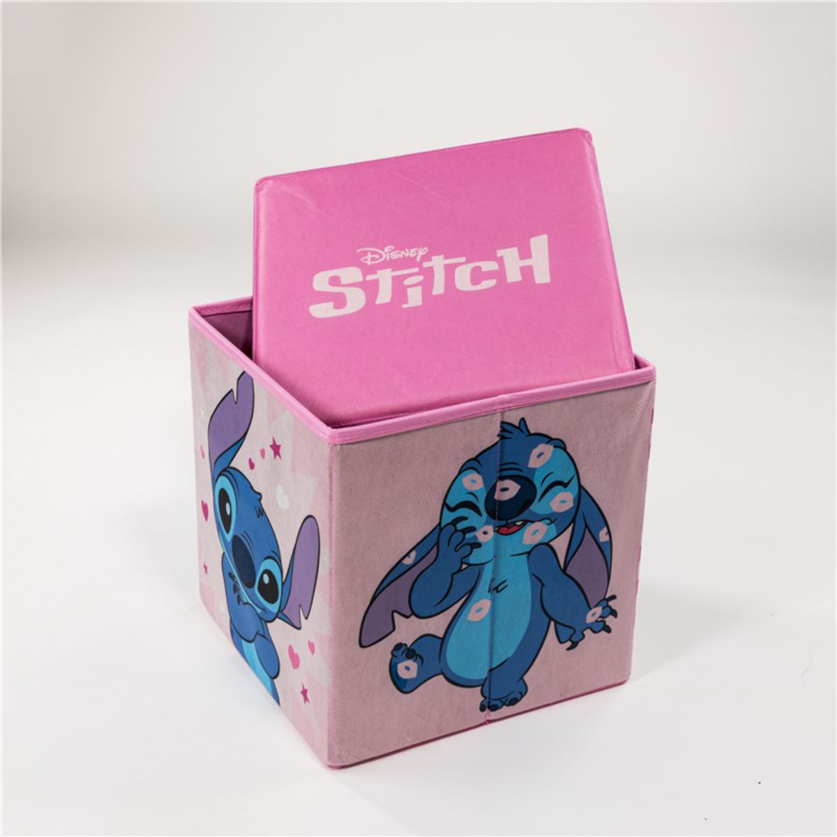 Disney Stitch Ordnungsbox mit Sitzfläche faltbare Kinderzimmer Aufbewahrungsbox