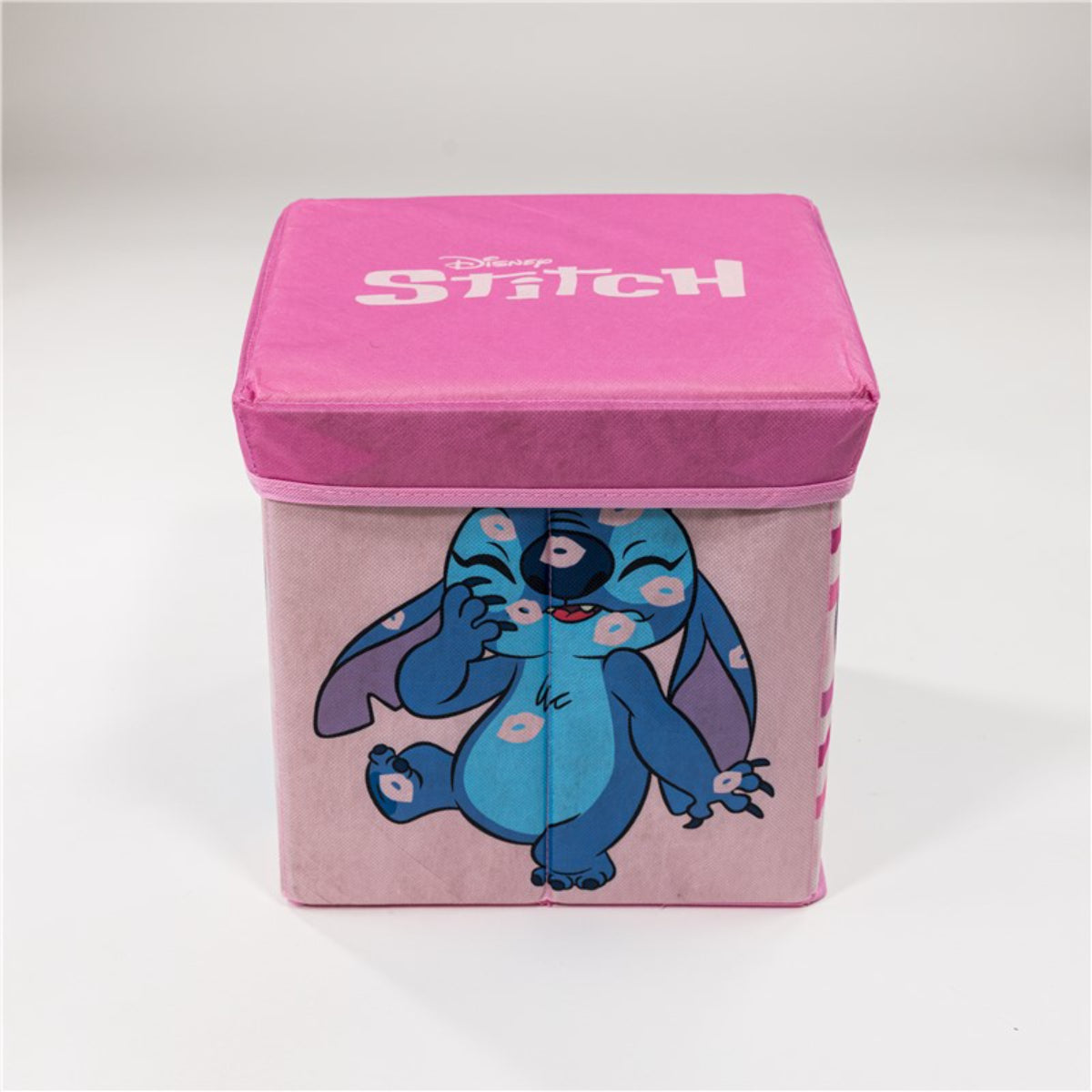 Disney Stitch Ordnungsbox mit Sitzfläche faltbare Kinderzimmer Aufbewahrungsbox