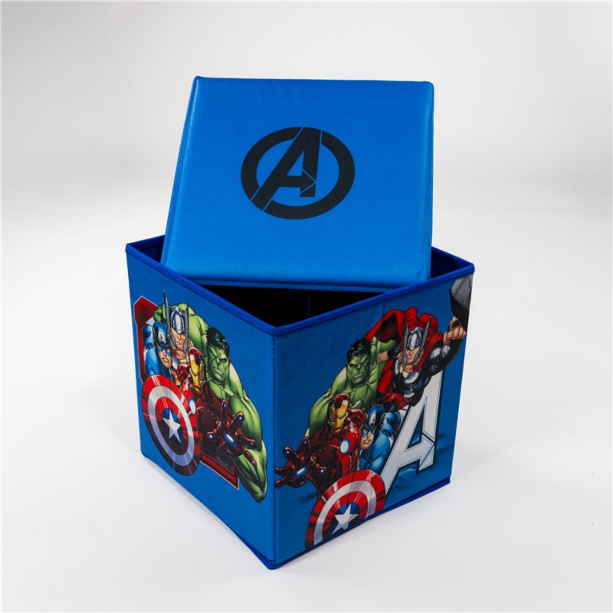 Avengers Ordnungsbox mit Sitzfläche faltbare Kinderzimmer Aufbewahrungsbox
