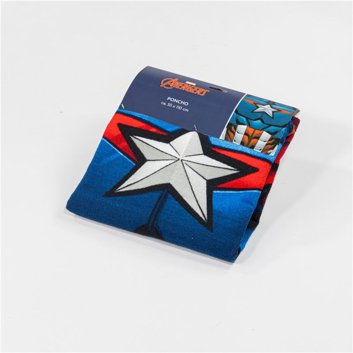 Avengers Captain America Poncho Badetuch Kapuzenponcho für Kinder