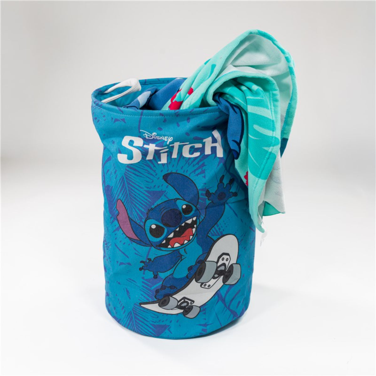 Disney Stitch Wäschesack Wäschekorb Kinderzimmer Aufbewahrungstasche Stofftasche 50x32 cm