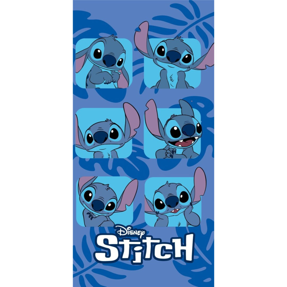 Disney Stitch Kinder Strandtuch Badetuch für Strand und Schwimmbad 70x140 cm