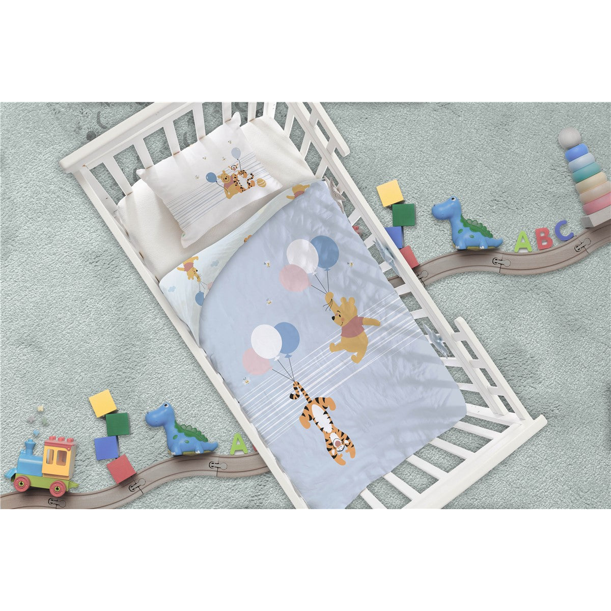 Disney Winnie the Pooh Kinder Bettwäsche Set 100 × 140 cm mit Kissenbezug 40 × 60 cm