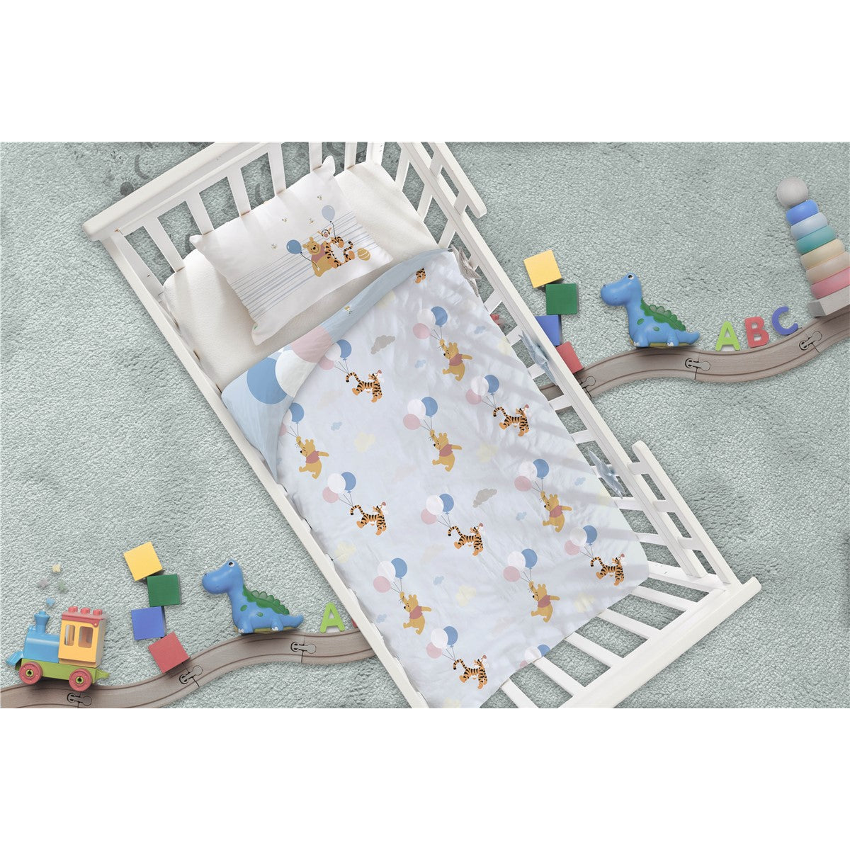 Disney Winnie the Pooh Kinder Bettwäsche Set 100 × 140 cm mit Kissenbezug 40 × 60 cm