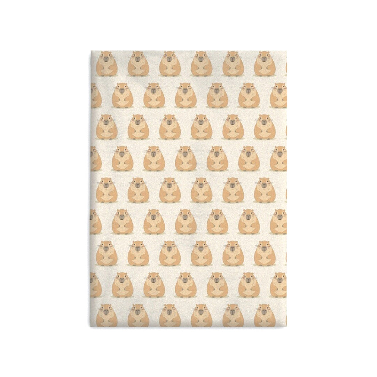 Capybara Flanelldecke 110 × 150 cm für Sofa Bett Kinderzimmer und gemütliche Abende