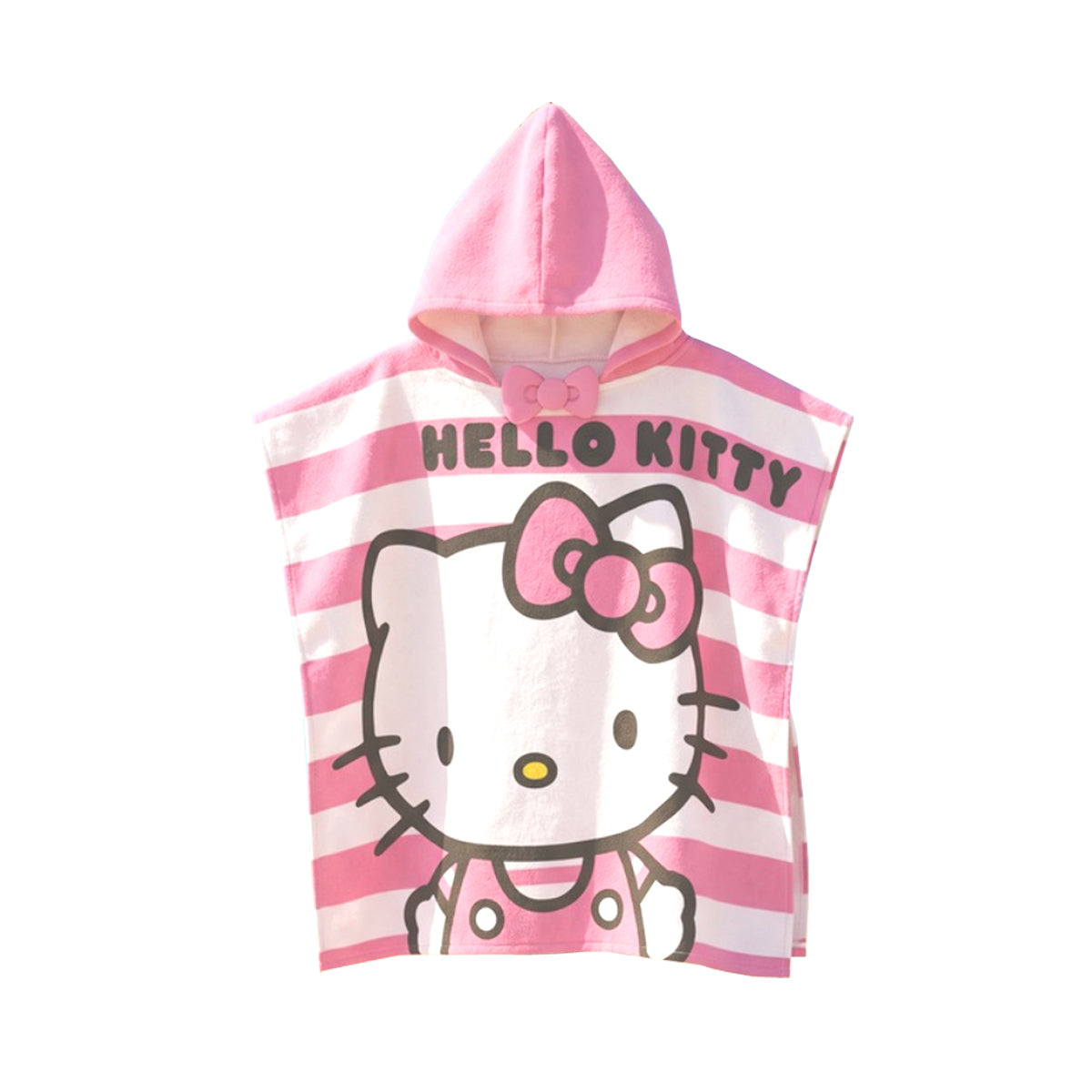 Sanrio Hello Kitty Poncho Kinder 60 × 120 cm leichter Überwurf für Reisen und Freizeit