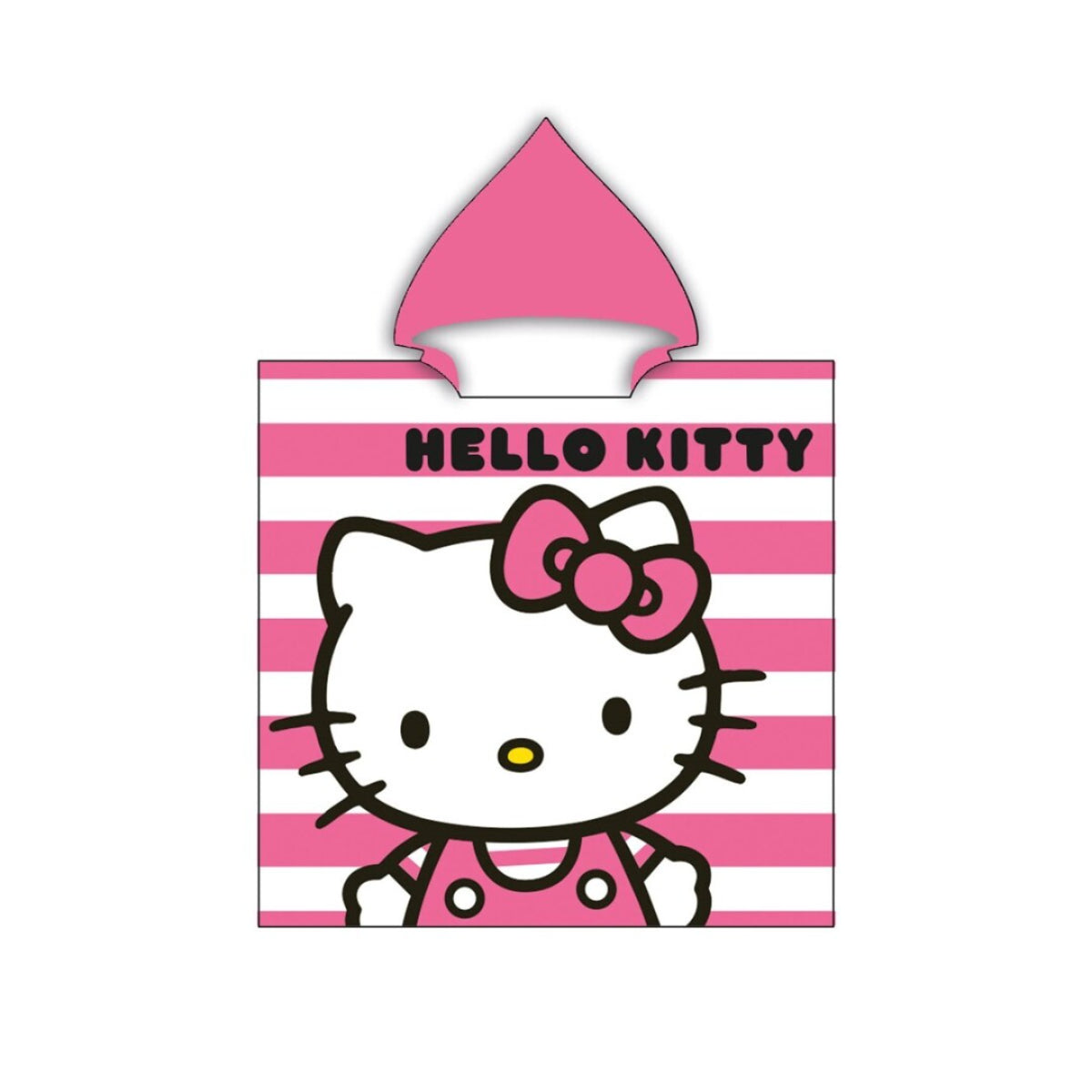 Sanrio Hello Kitty Poncho Kinder 60 × 120 cm leichter Überwurf für Reisen und Freizeit