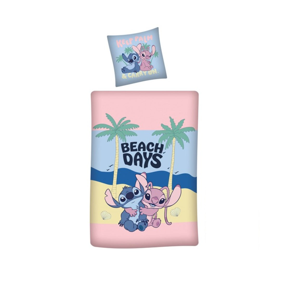 Disney Stitch Baumwolle Bettwäsche Set 135 × 200 cm mit Kissenbezug 80 × 80 cm für Kinderzimmer