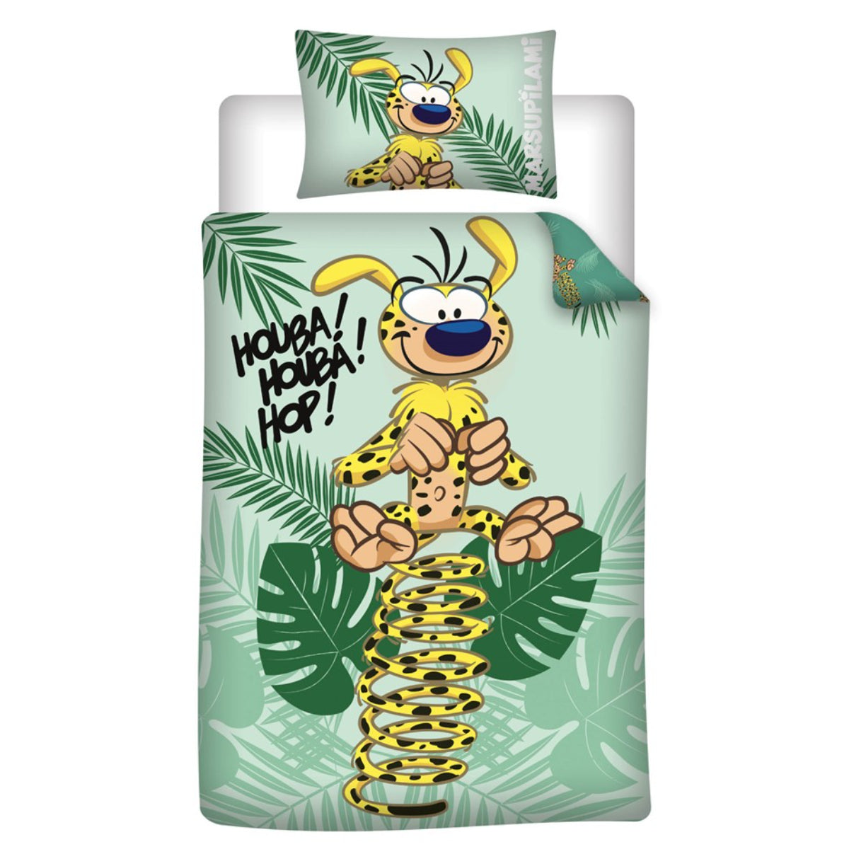 Marsupilami Baumwolle Bettwäsche Set 160 × 210 cm mit Kissenbezug 65 × 100 cm für Schlafzimmer