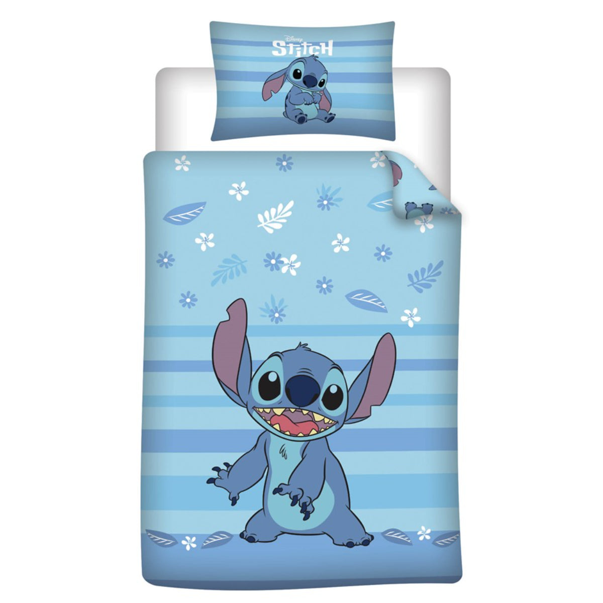 Disney Stitch Baumwolle Bettwäsche Set 160 × 210 cm Kissenbezug 65 × 100 cm Schlafzimmer