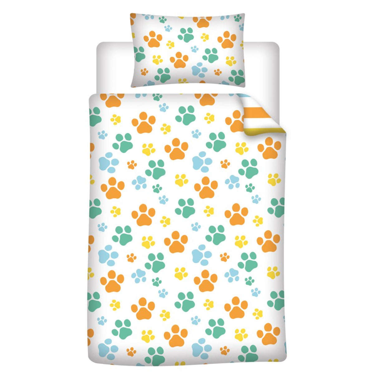 PAW Patrol Bettwäsche Set 160 × 210 cm mit Kissenbezug 65 × 100 cm für Schlafzimmer