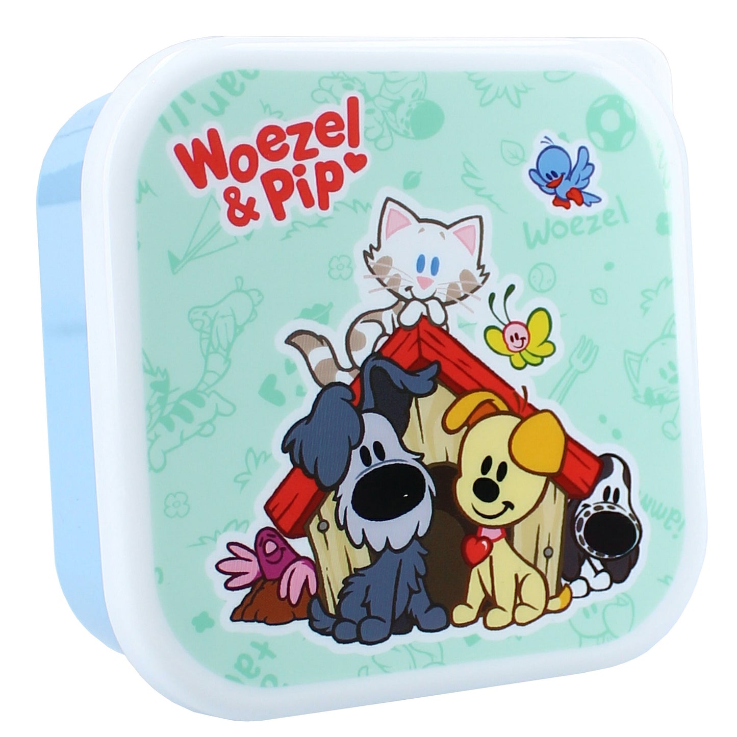 Woezel & Pip 3-in-1 Snackbox Set – Fresh Bites für die Schule und Ausflüge
