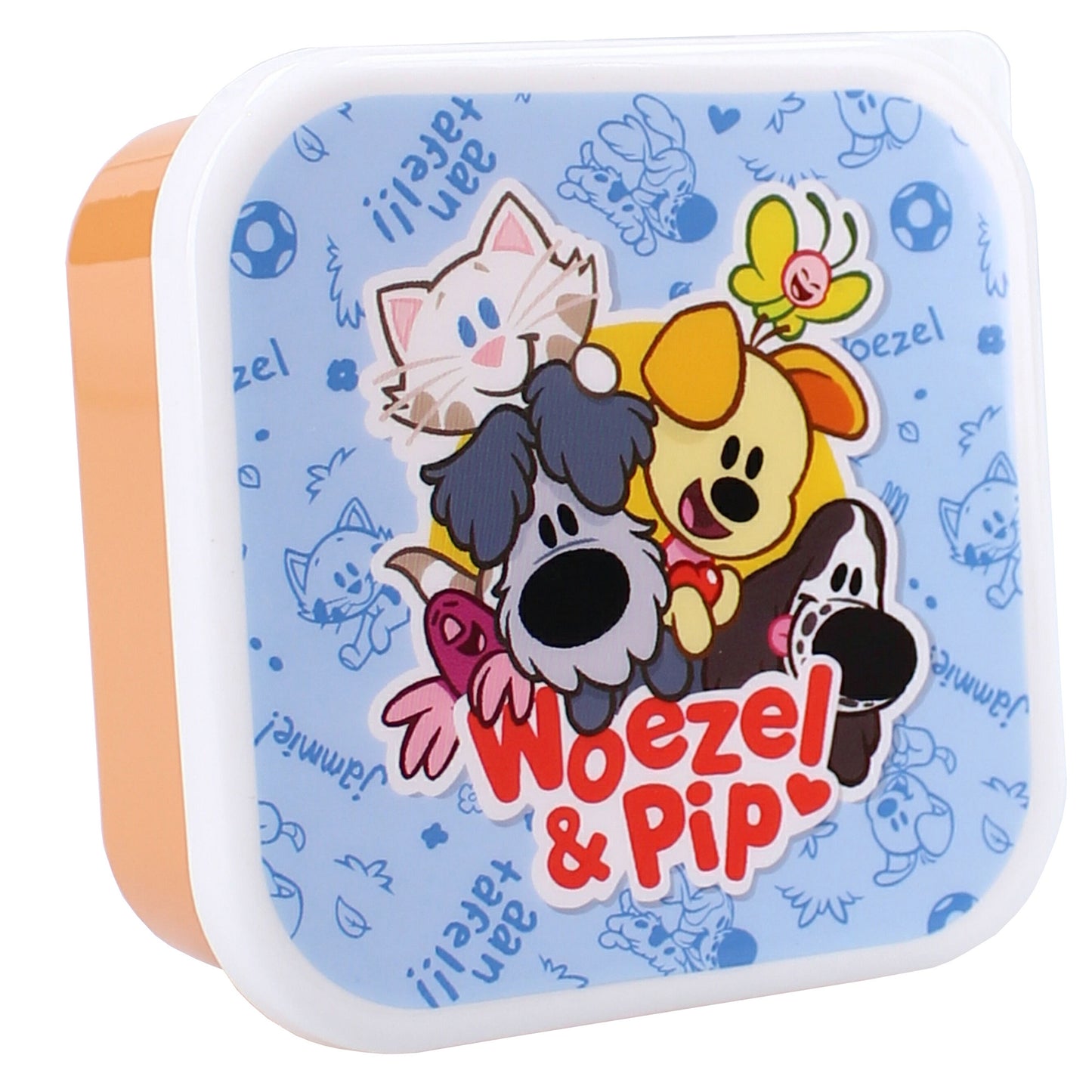 Woezel & Pip 3-in-1 Snackbox Set – Fresh Bites für die Schule und Ausflüge
