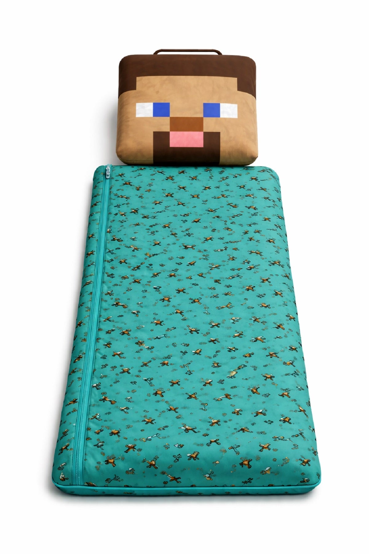 Minecraft Kinderschlafsack 130 × 60 cm mit Reißverschluss