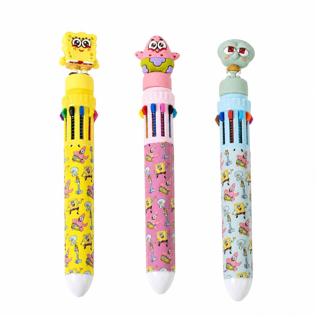SpongeBob Schwammkopf Mehrfarbige Kugelschreiber ältere Kinder Schreibwaren Display