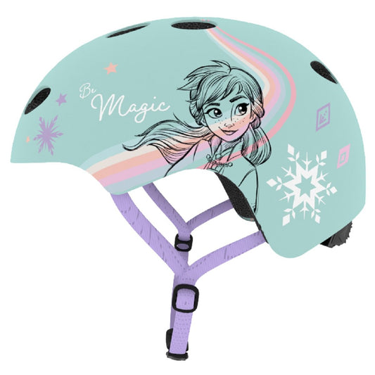 Disney Frozen Kinderhelm – Leichter Helm für Radfahren, Skaten und Scootern (52-56 cm)