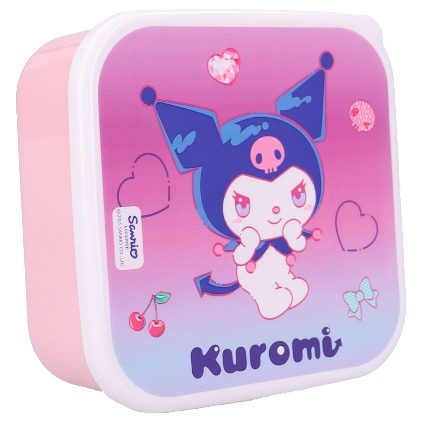 Hello Kitty Kuromi 3 Stück Snackbox Fresh Bites für Schule Ausflüge und Alltag