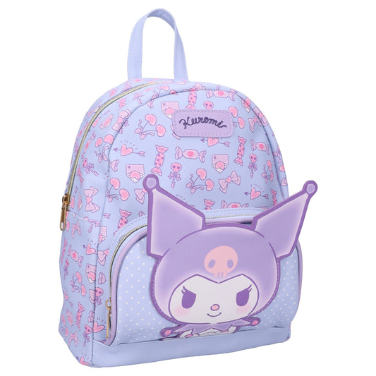 Hello Kitty Kuromi 3D Rucksack Carry The Cuteness für Schule und Ausflüge