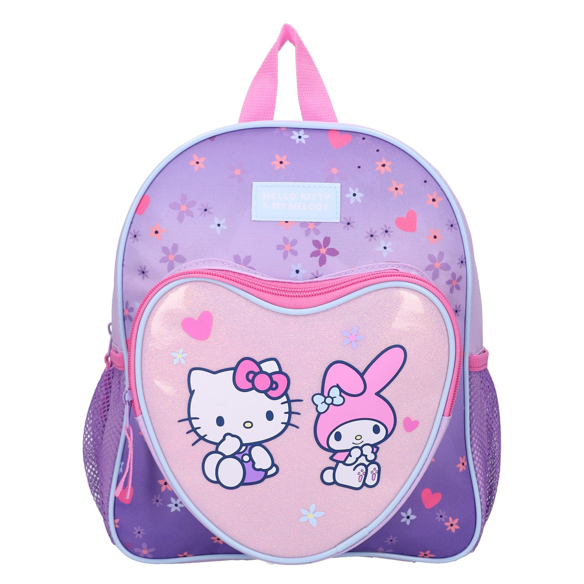 Sanrio Hello Kitty & Friends True Hearts Kinder Rucksack 8,3 L mit 2 Fächern für Kita und Schule