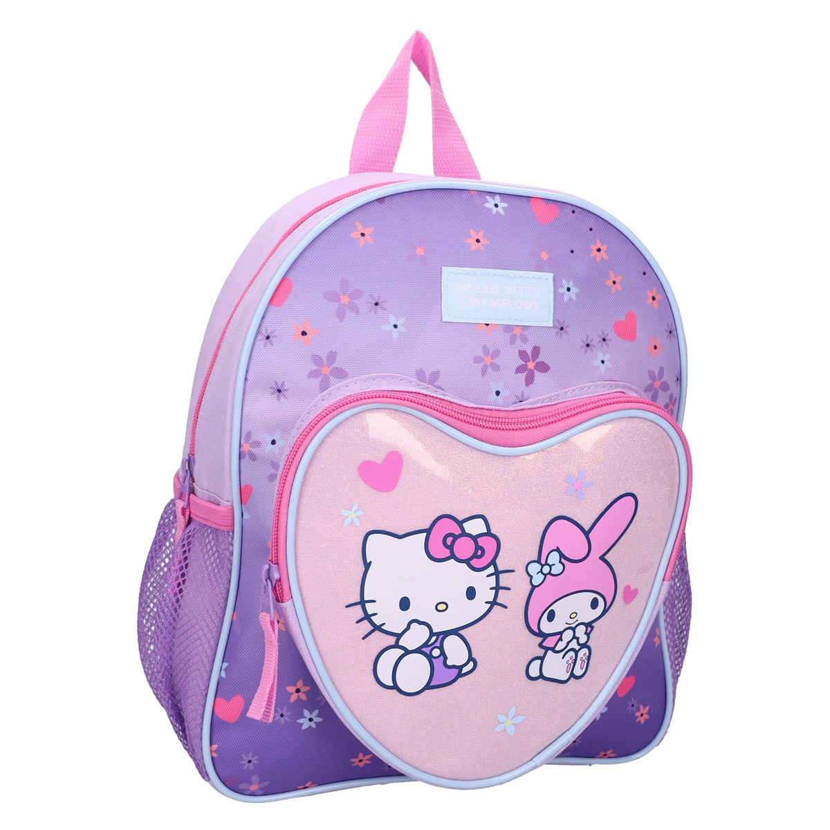 Sanrio Hello Kitty & Friends True Hearts Kinder Rucksack 8,3 L mit 2 Fächern für Kita und Schule
