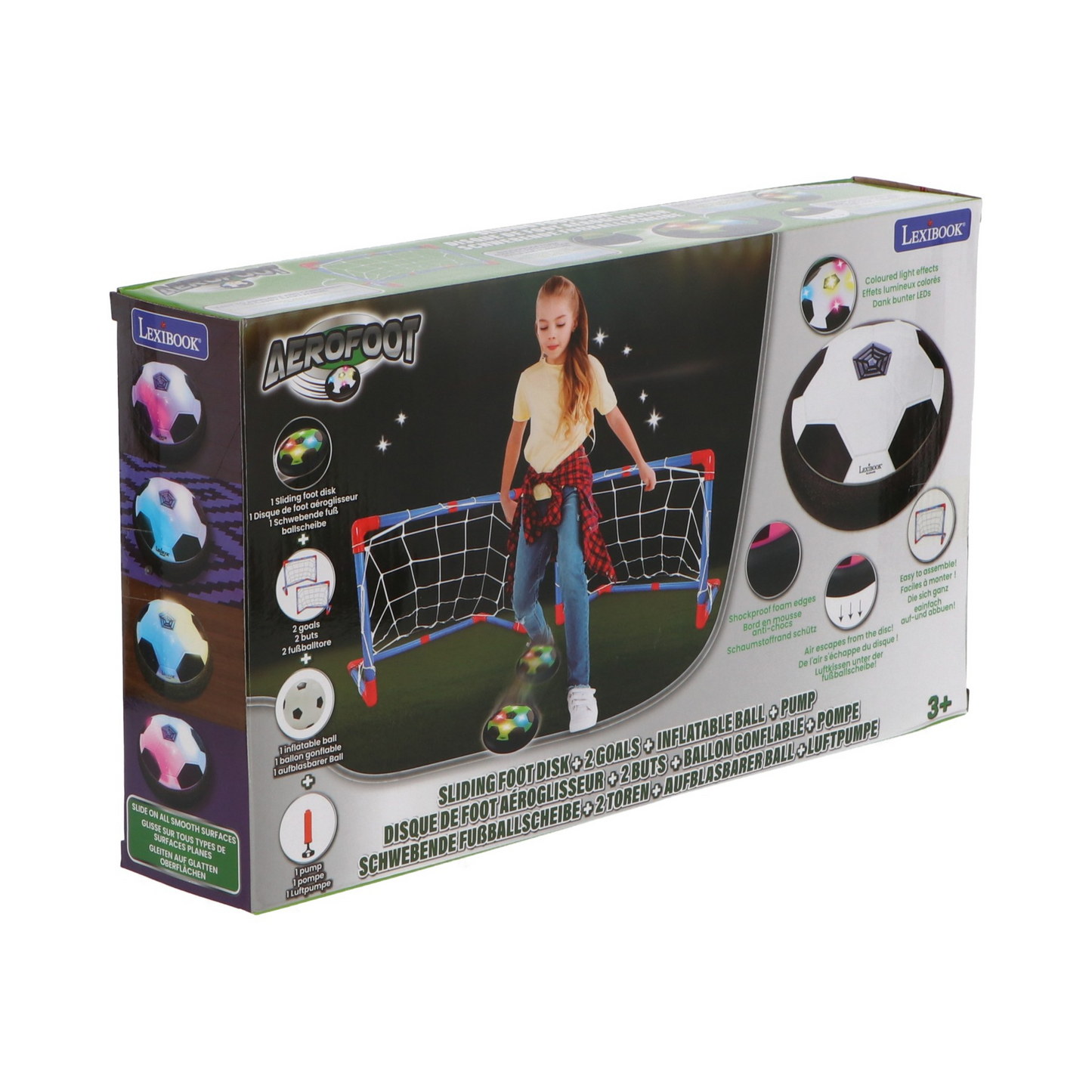 Hovercraft Soccer Disc mit Toren Das perfekte Fußballspiel für drinnen und draußen