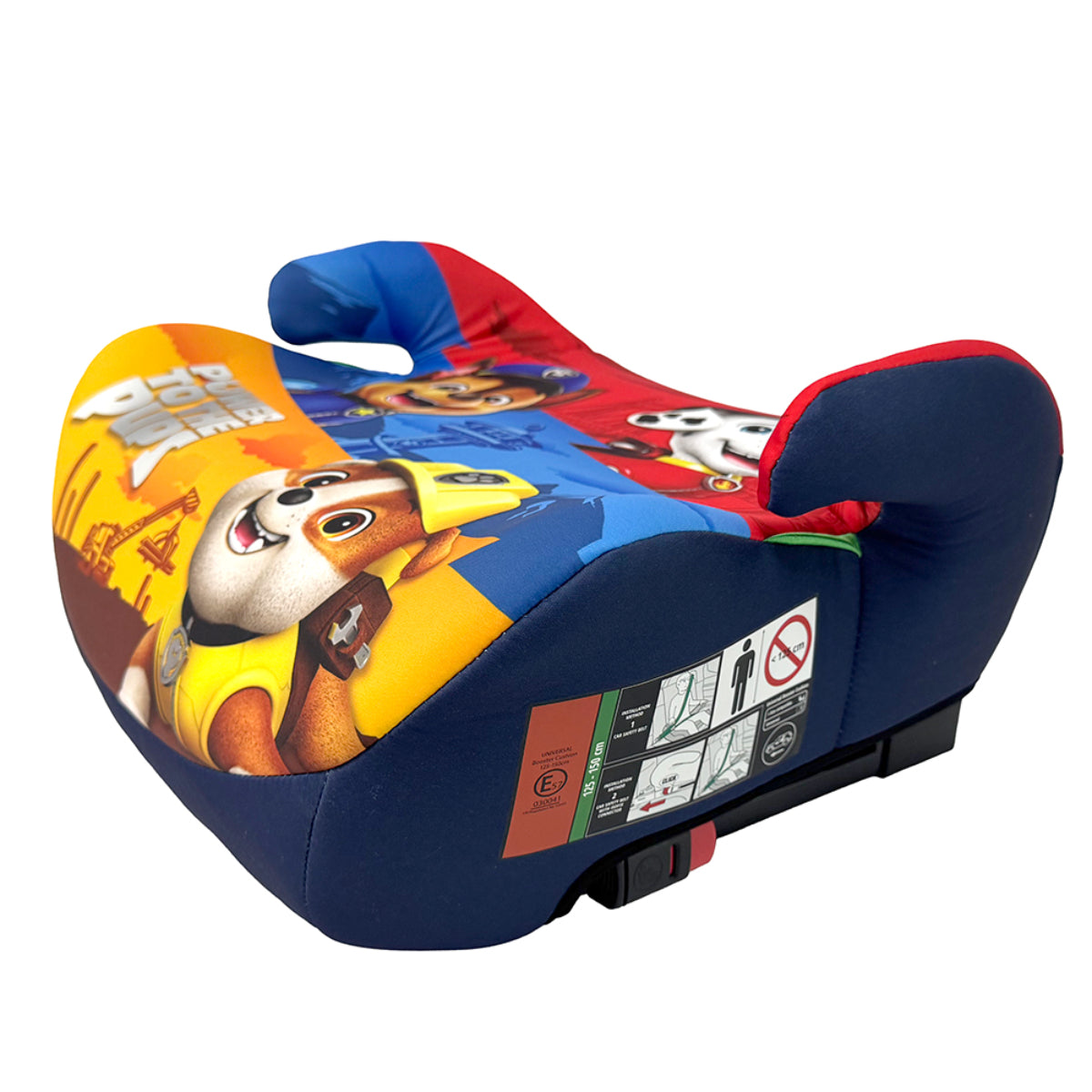 PAW PATROL Booster Kindersitz R129, Hochwertiges Material für Kinder zwischen 125-150 cm