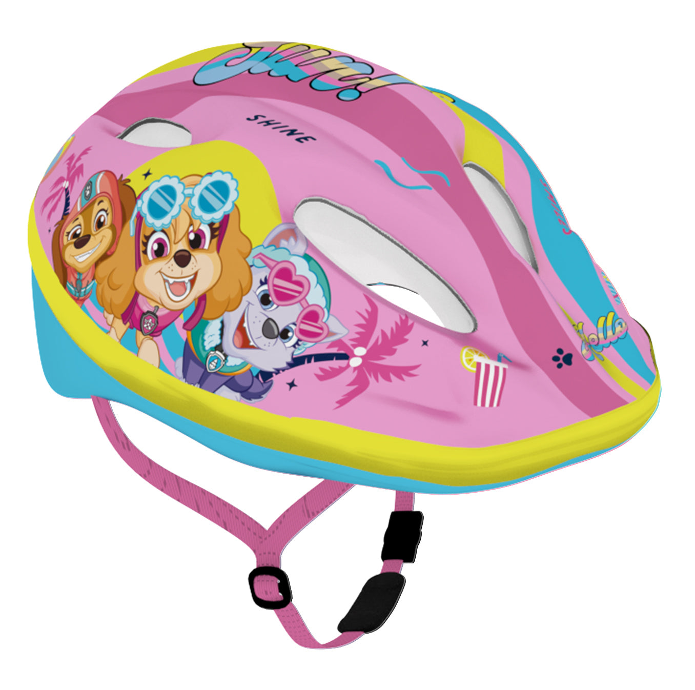 Paw Patrol Girls Kinderfahrradhelm Fahrradhelm Schutzhelm 52 bis 56 cm für Fahrrad Roller und Skates