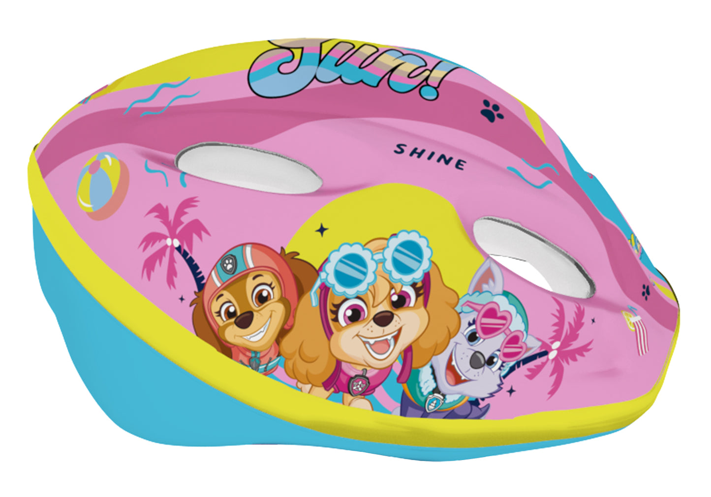 Paw Patrol Girls Kinderfahrradhelm Fahrradhelm Schutzhelm 52 bis 56 cm für Fahrrad Roller und Skates