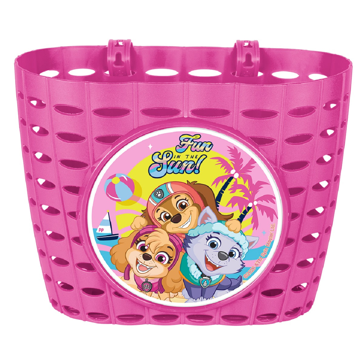 Paw Patrol Kinder Fahrradkorb Lenkerkorb Frontkorb mit Motiv für Fahrrad und Laufrad