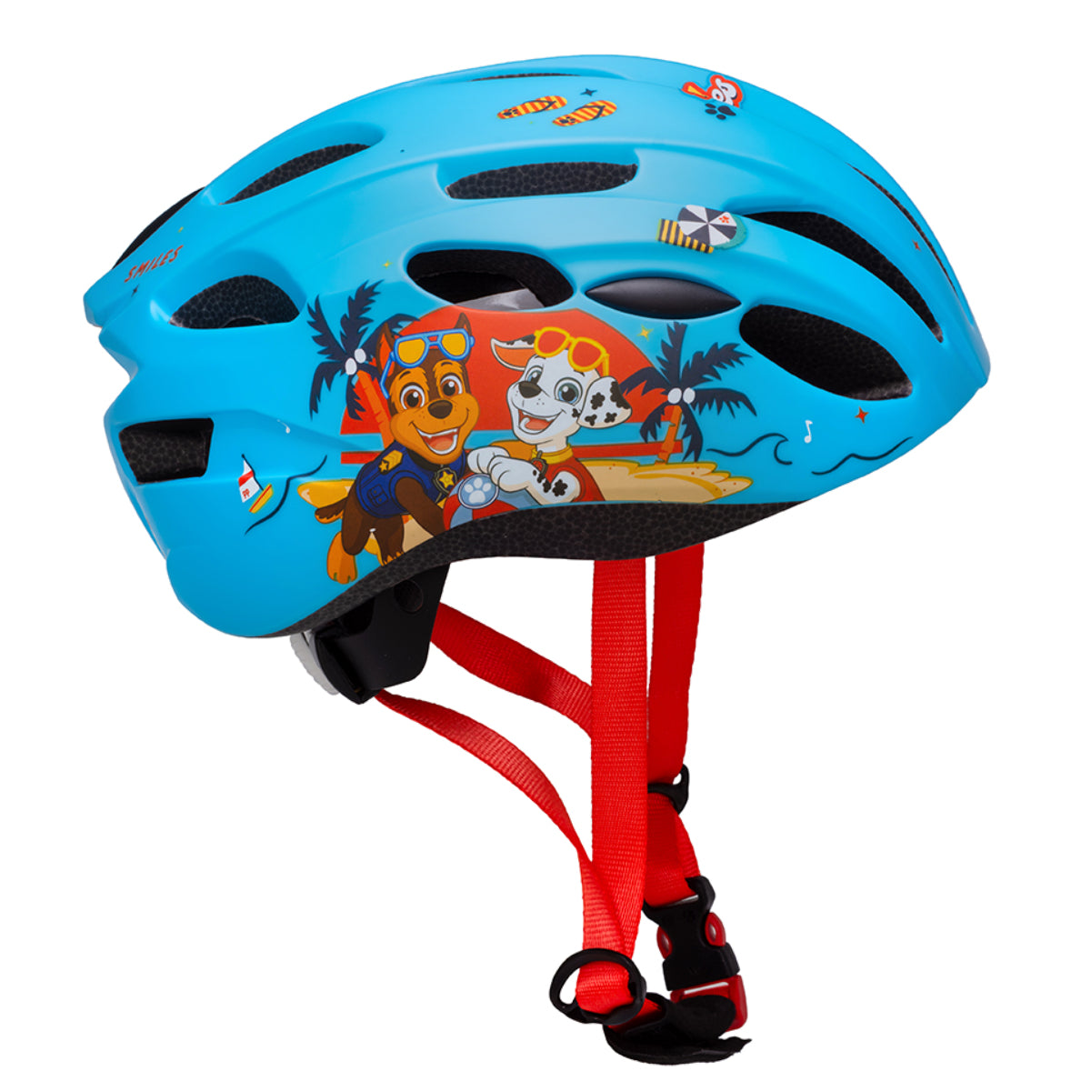Paw Patrol Kinder S (48 bis 52 cm) Blaue Fahrradhelm Skaterhelm Verstellbar In Mold Helm Belüftungsöffnungen
