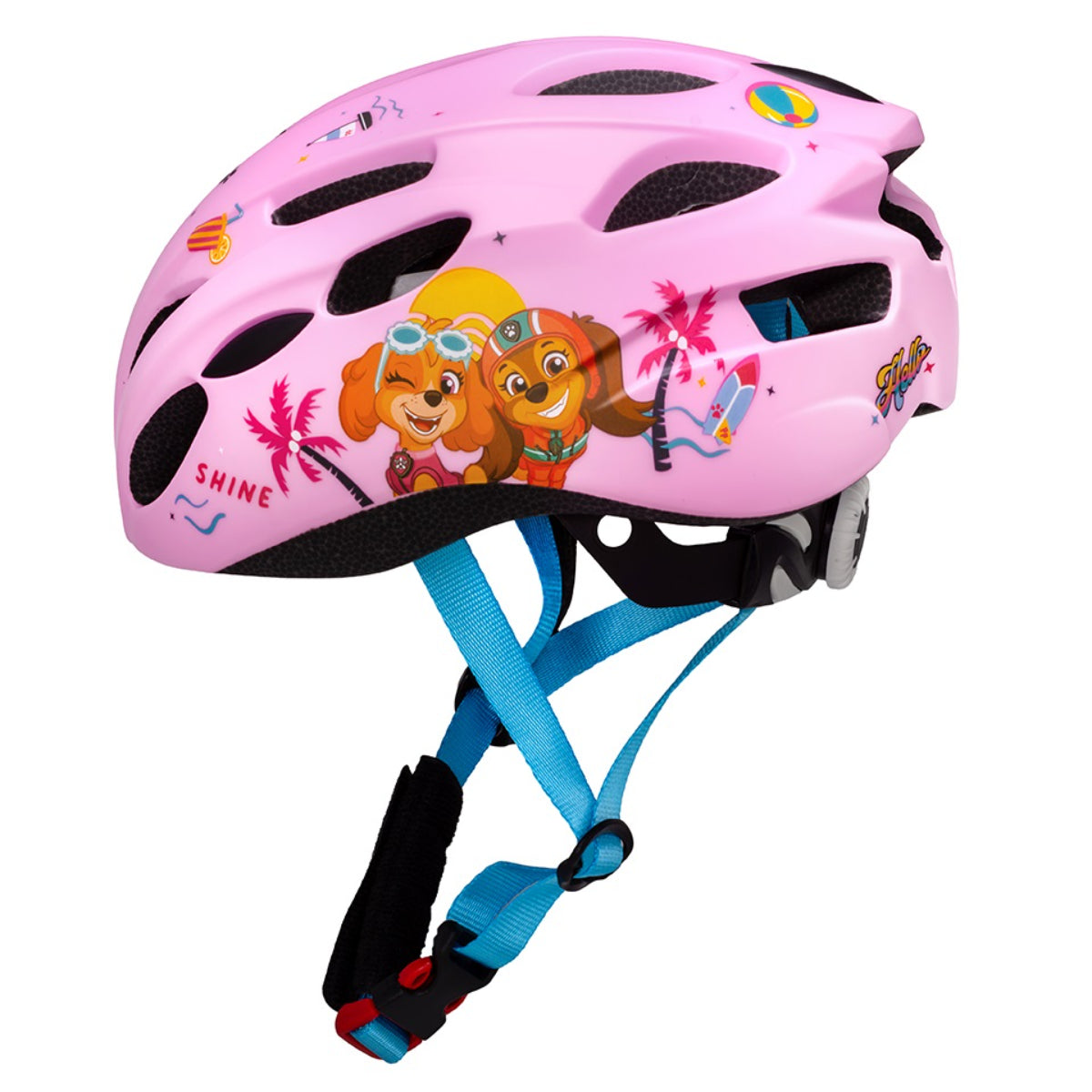 Paw Patrol Kinder M (52 bis 56 cm) Rosa Fahrradhelm Skaterhelm Verstellbar In Mold Helm Belüftungsöffnungen