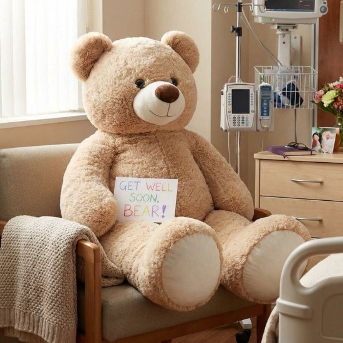 Großer Teddybär Kuscheltier XXL Plüschbär weich Stofftier Geschenk