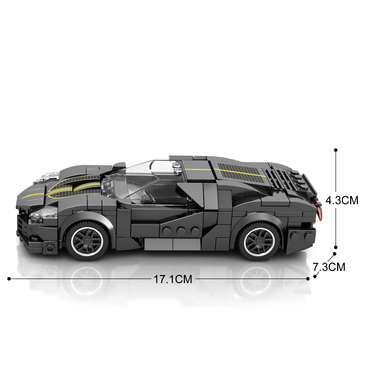 Reobrix 685 Rennwagen 1:24 Klemmbaustein Auto 298 Teile ab 14
