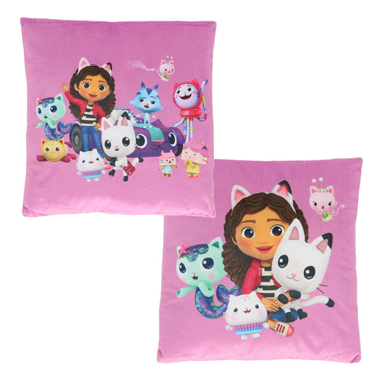 Gabby's Dollhouse Kissen Velours Kissen Ideal als Dekokissen