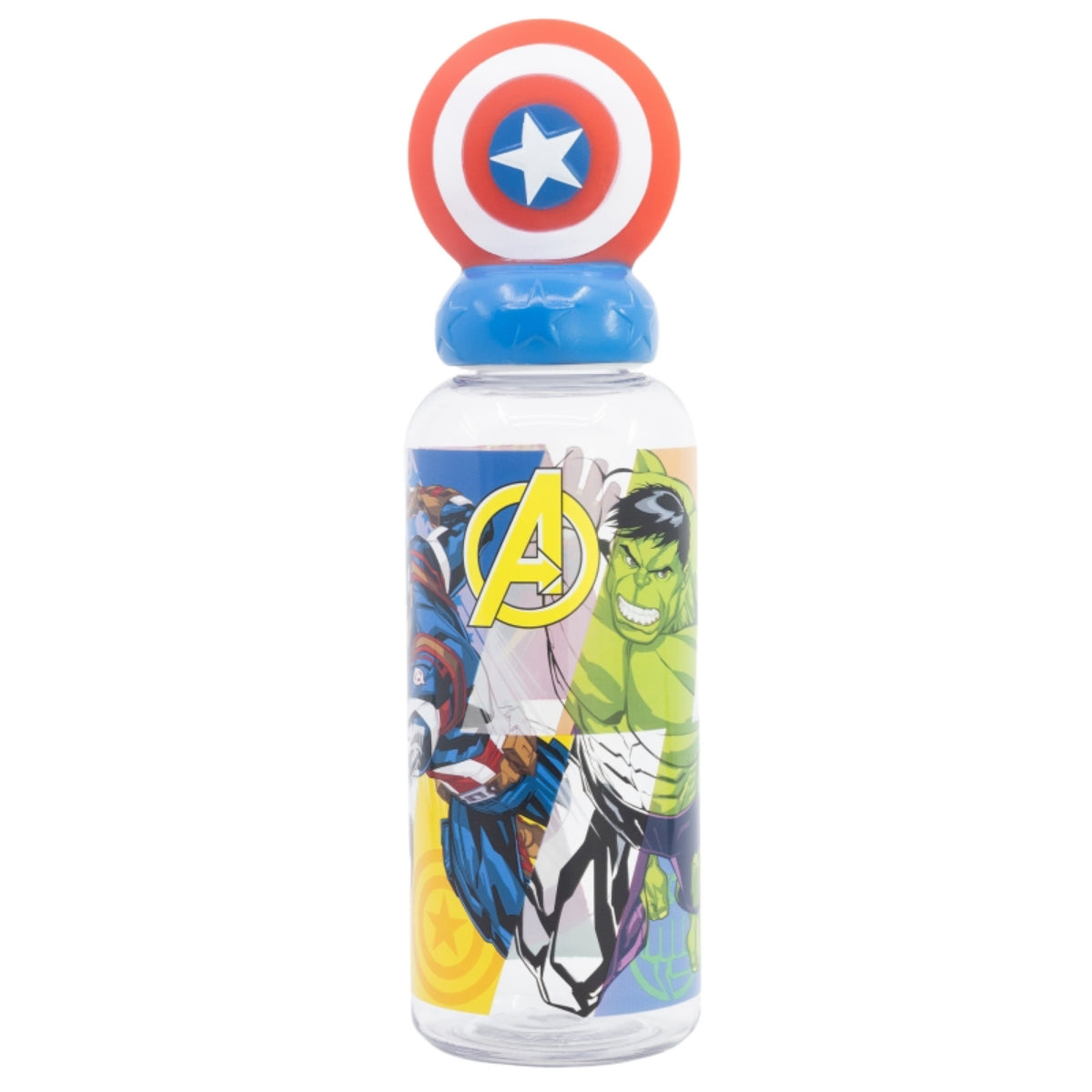 Avengers Captain America Trinkflasche 3D Ecozen Flasche für Kinder 560 ml