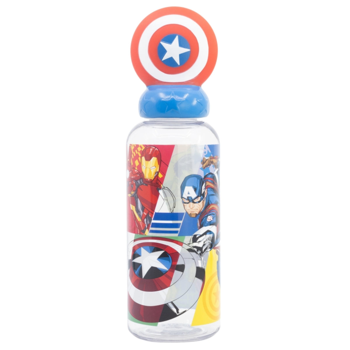 Avengers Captain America Trinkflasche 3D Ecozen Flasche für Kinder 560 ml